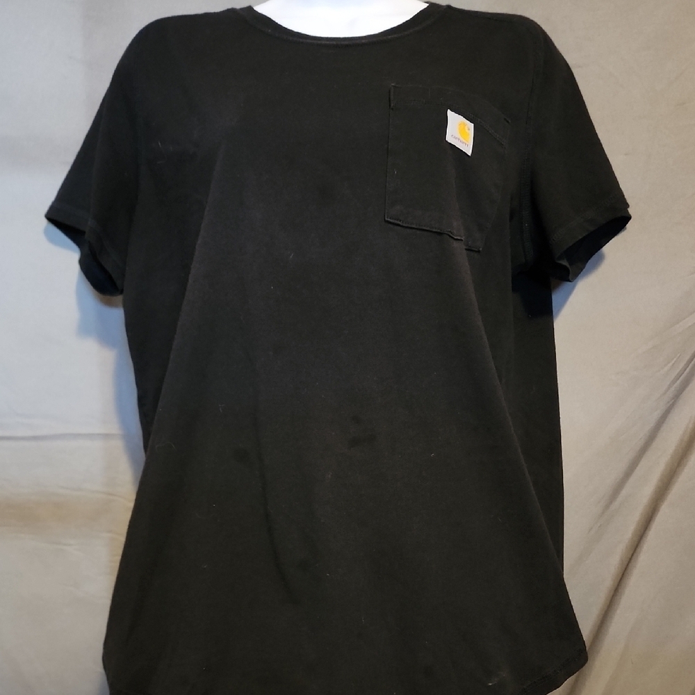 Carhartt Black Tee with Pocket